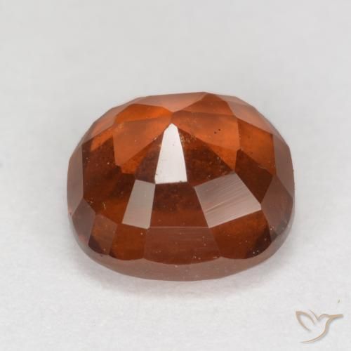 granate hessonita Naranja oscuro natural de 2.13 ct, Forma Cojín, VS-SI