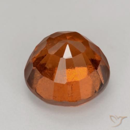 granate hessonita Naranja oscuro natural de 2.12 ct, Redondo, VS-SI