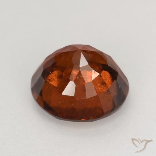 granate hessonita Naranja oscuro natural de 1.75 ct, Redondo, VS-SI