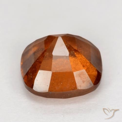 granate hessonita Naranja rojizo natural de 2.04 ct, Forma Cojín, VS-SI
