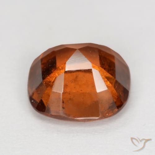 granate hessonita Naranja oscuro natural de 1.74 ct, Forma Cojín, VS