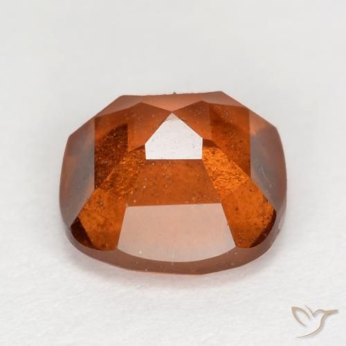 granate hessonita Naranja rojizo natural de 1.99 ct, Forma Cojín, VS-SI