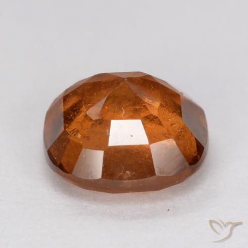 granate hessonita Naranja oscuro medio natural de 2.00 ct, Forma Cojín, VS-SI