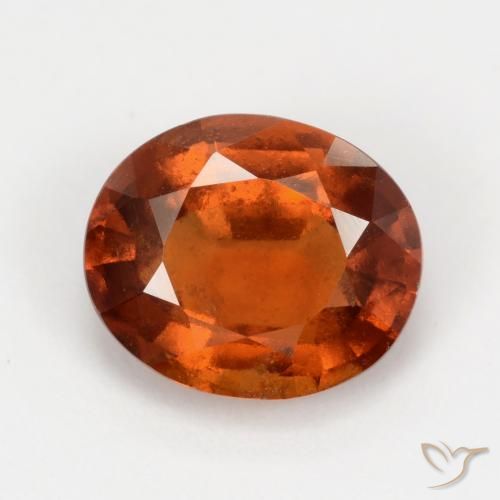 2.41ct Natural Naranja medio Granate Hessonita, Ovalada, VS-SI