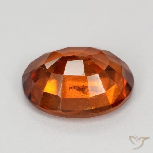 granate hessonita Naranja medio natural de 2.82 ct, Ovalada, VS-SI
