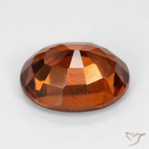 granate hessonita Ámbar naranja natural de 2.37 ct, Ovalada, VVS-VS