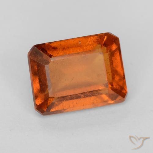 granate hessonita Naranja medio natural de 2.09 ct, Corte Octágono / Esmeralda, VS-SI