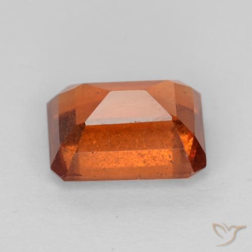 granate hessonita Naranja medio natural de 2.09 ct, Corte Octágono / Esmeralda, VS-SI