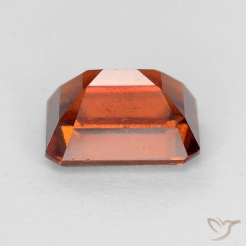 granate hessonita Naranja fuego natural de 2.11 ct, Corte Octágono / Esmeralda, VS