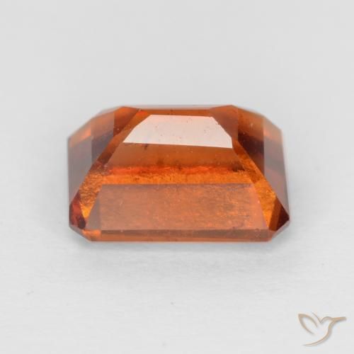granate hessonita Naranja oscuro natural de 2.23 ct, Corte Octágono / Esmeralda, VS-SI