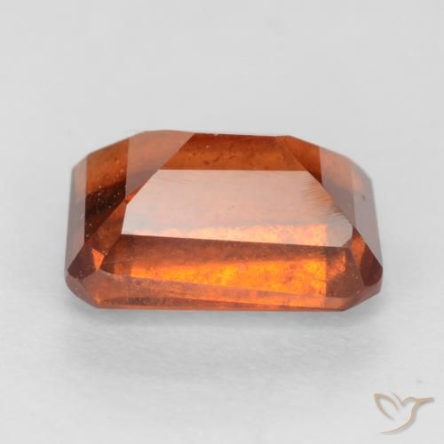 granate hessonita Naranja rojizo natural de 1.96 ct, Corte Octágono / Esmeralda, VS-SI