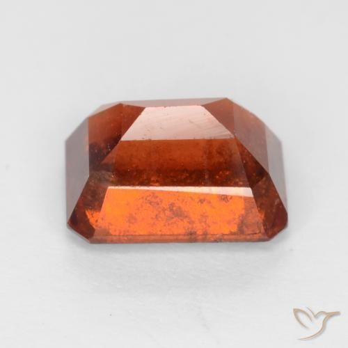 granate hessonita Naranja fuego natural de 2.22 ct, Corte Octágono / Esmeralda, VS-SI