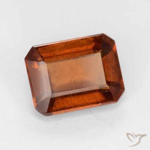 granate hessonita Naranja oscuro natural de 2.06 ct, Corte Octágono / Esmeralda, VS-SI