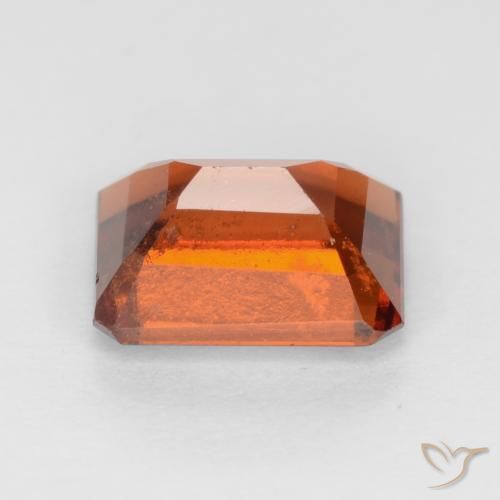 granate hessonita Ámbar naranja natural de 2.00 ct, Corte Octágono / Esmeralda, VS-SI