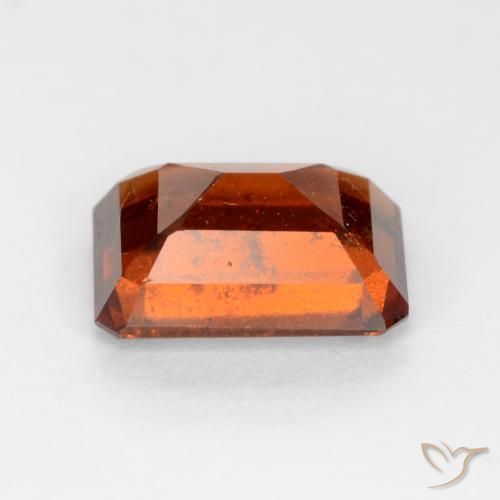 granate hessonita Ámbar naranja natural de 1.72 ct, Corte Octágono / Esmeralda, VS-SI