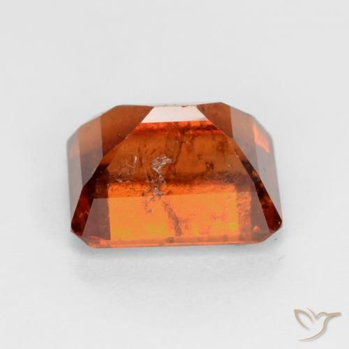 granate hessonita Naranja oscuro natural de 2.11 ct, Corte Octágono / Esmeralda, VS-SI