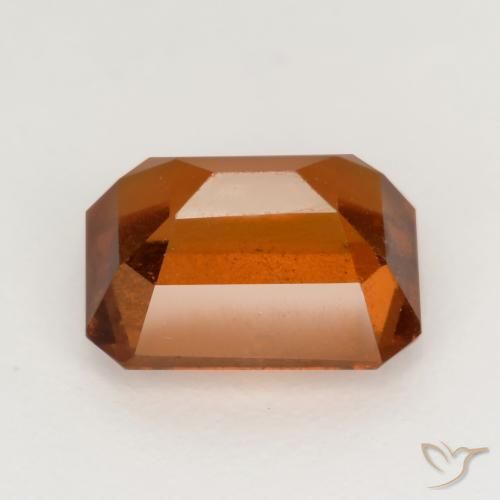 granate hessonita Naranja oscuro natural de 2.05 ct, Corte Octágono / Esmeralda, VS