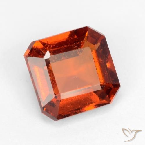 granate hessonita Naranja medio natural de 1.95 ct, Corte Octágono / Esmeralda, VS-SI
