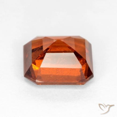 granate hessonita Naranja medio natural de 1.95 ct, Corte Octágono / Esmeralda, VS-SI