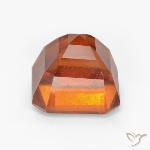 granate hessonita Naranja fuego natural de 2.17 ct, Corte Octágono / Esmeralda, VS-SI