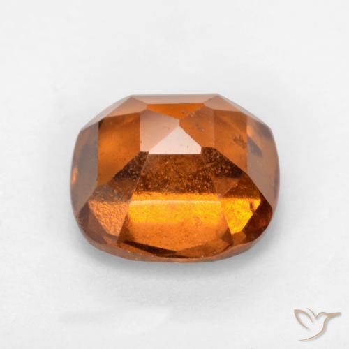 granate hessonita Naranja oscuro medio natural de 2.01 ct, Forma Cojín, SI