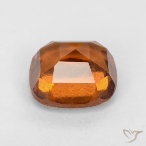 granate hessonita Naranja oscuro natural de 1.93 ct, Forma Cojín, VS-SI
