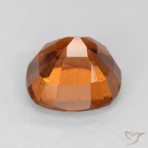 granate hessonita Naranja oscuro medio natural de 1.86 ct, Forma Cojín, VS-SI