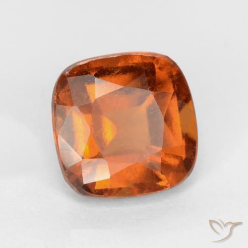 granate hessonita Ámbar naranja natural de 1.95 ct, Forma Cojín, VS