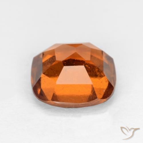granate hessonita Naranja oscuro natural de 1.78 ct, Forma Cojín, VS-SI