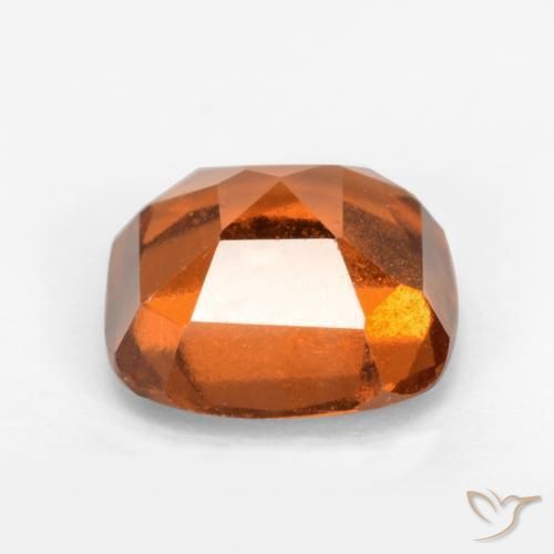 granate hessonita Naranja medio natural de 1.69 ct, Forma Cojín, VS