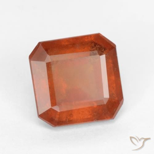 granate hessonita Naranja medio natural de 2.05 ct, Corte Octágono / Esmeralda, SI