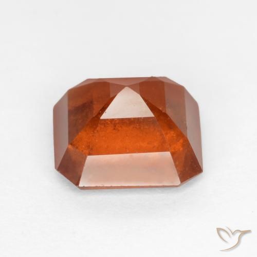 granate hessonita Naranja medio natural de 2.05 ct, Corte Octágono / Esmeralda, SI