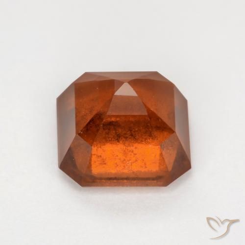 granate hessonita Ámbar naranja natural de 2.16 ct, Corte Octágono / Esmeralda, SI