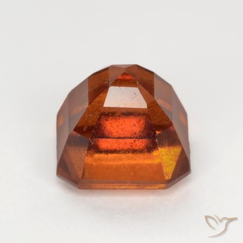granate hessonita Naranja oscuro natural de 2.50 ct, Corte Octágono / Esmeralda, SI