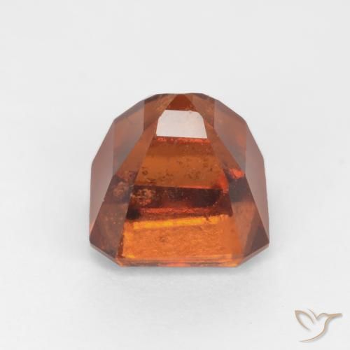 granate hessonita Naranja oscuro natural de 1.93 ct, Corte Octágono / Esmeralda, SI