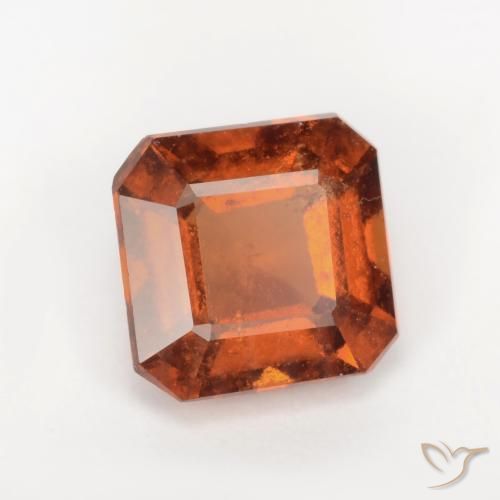 granate hessonita Ámbar naranja natural de 1.80 ct, Corte Octágono / Esmeralda, SI