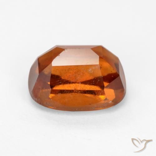 granate hessonita Naranja oscuro medio natural de 2.36 ct, Forma Cojín, VS-SI