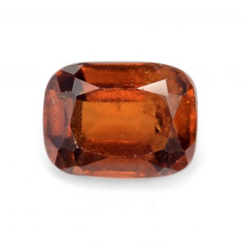 Granate hessonita naranja natural de 2,32 ct, corte cojín, VS-SI