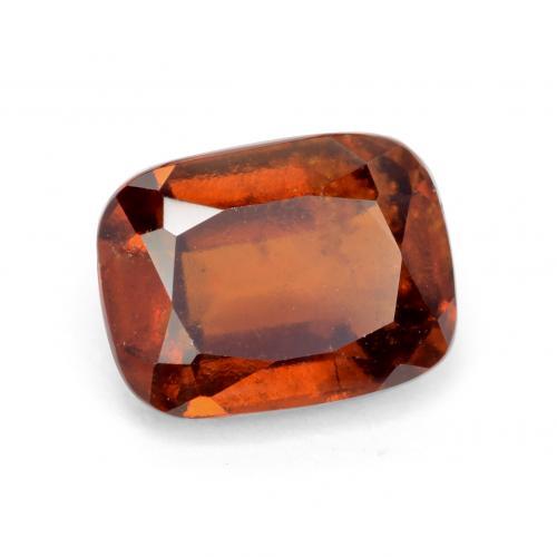 Granate hessonita naranja natural de 2,32 ct, corte cojín, VS-SI