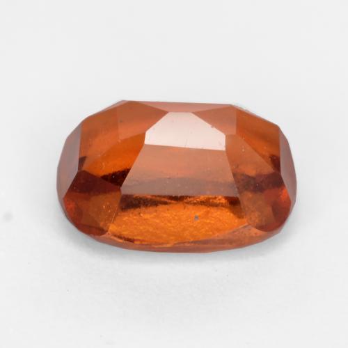 Granate hessonita naranja natural de 2,14 ct, corte cojín, VS-SI
