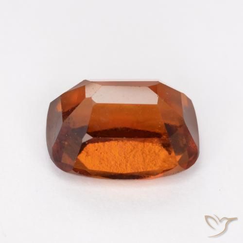 granate hessonita Naranja oscuro natural de 2.41 ct, Forma Cojín, VS-SI