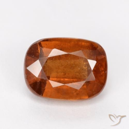 2.21ct Natural Naranja medio granate hessonita, Forma Cojín, SI