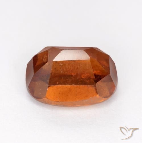 granate hessonita Naranja medio natural de 2.21 ct, Forma Cojín, SI