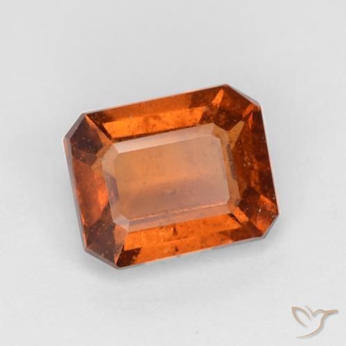 granate hessonita Naranja medio natural de 1.61 ct, Corte Octágono / Esmeralda, VS-SI