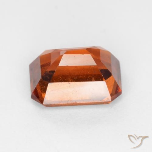 granate hessonita Naranja oscuro natural de 1.67 ct, Corte Octágono / Esmeralda, VS-SI