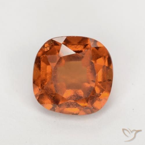 1.88ct Natural Naranja oscuro medio granate hessonita, Forma Cojín, VS-SI