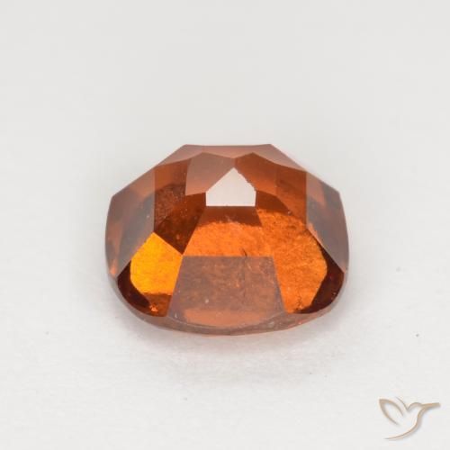 granate hessonita Naranja oscuro medio natural de 1.88 ct, Forma Cojín, VS-SI