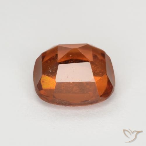 granate hessonita Naranja rojizo natural de 1.90 ct, Forma Cojín, VS-SI