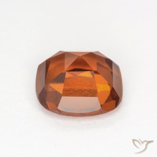 granate hessonita Naranja oscuro natural de 1.75 ct, Forma Cojín, VS