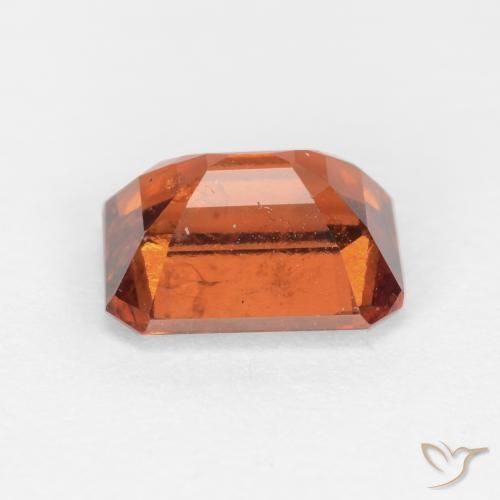 granate hessonita Naranja oscuro natural de 1.62 ct, Corte Octágono / Esmeralda, SI